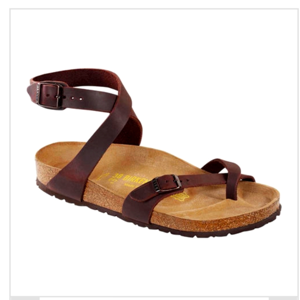 Birkenstock Women's Yara Habana Oiled Leather Sandals